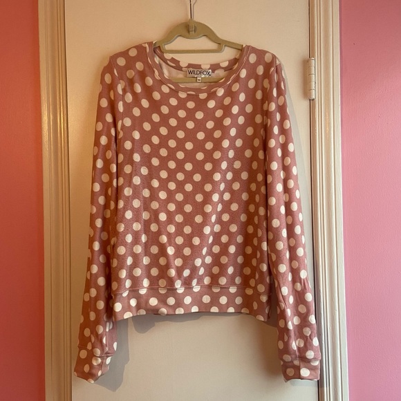 Wildfox Polka Dot Sweatshirt - Picture 3 of 6